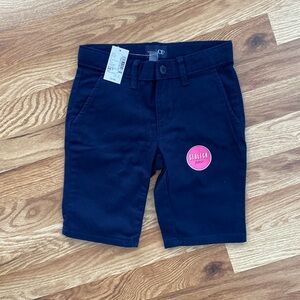 Kids navy blue long shorts
